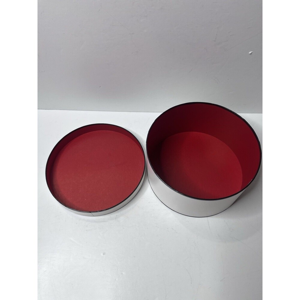 Chanel White Round 8" Empty Perfume Gift Box - Picture 7 of 9